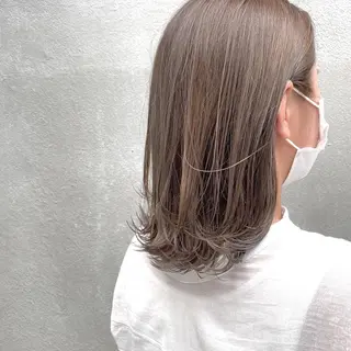 ミディアム カラー ヘアアレンジ 【ダメージレス施術】 【透明感】北村 拓也のヘアスタイル