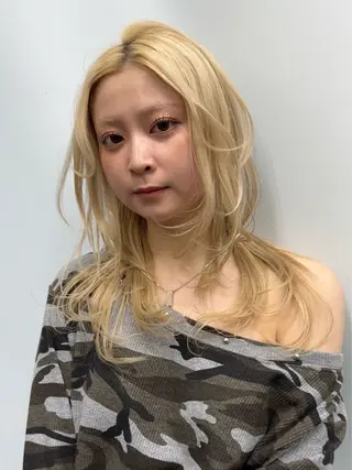 セミロング カラー Daisy🎀【福岡 美容室】chiakiのヘアスタイル