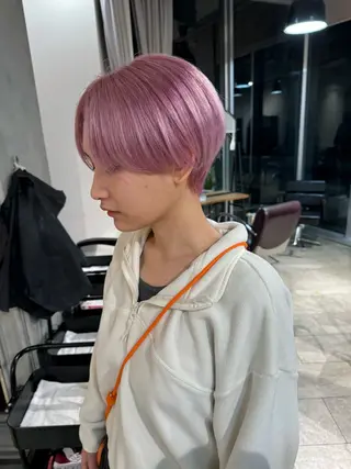 ショート カラー 💜ハイトーン💛 マジカルかいちゃんのヘアスタイル