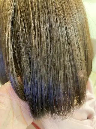 ミディアム 髪質改善 メンズパーマゆうひのヘアスタイル