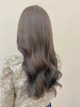 セミロング カラー ビューティービースト 新宿のヘアスタイル