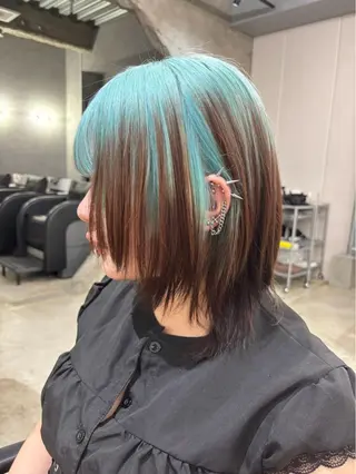 カラー める 名古屋ハイトーンのヘアスタイル