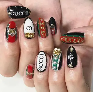 ネイル 渋谷／チップ長さ出し 👑アプレgel-xのネイルデザイン