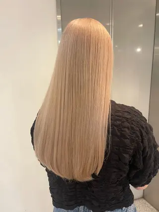 ロング カラー 広島:ミルキーカラー tsumaのヘアスタイル