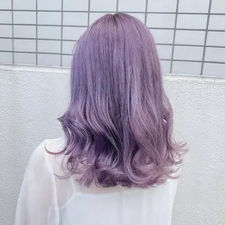 ミディアム 🌙yuria/ハイ トーン/ベージュ🌙のヘアスタイル