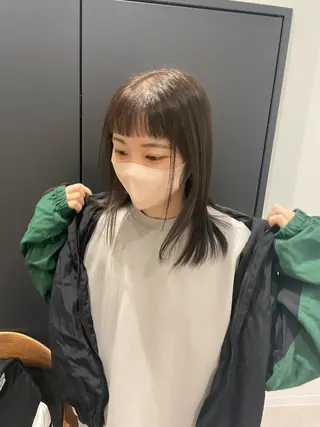 ミディアム minatsu 東京の技術を京都でのヘアスタイル