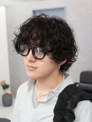 パーマ ヘアアレンジ メンズ (メンズ特化) AKIのヘアスタイル