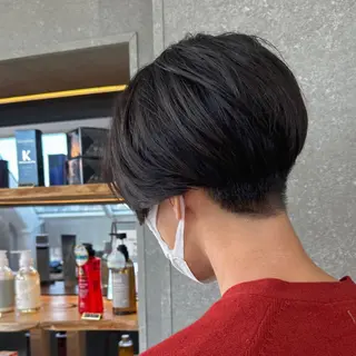 ショート メンズ メンズ💈毛流れパー マ✨メンズカット吉田のヘアスタイル