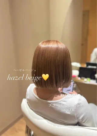 ミディアム 中島愛佳🐥⸒⸒ 縮毛矯正/艶髪カラーのヘアスタイル