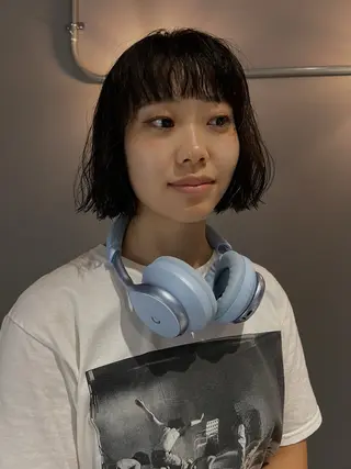 ショート パーマ SALOWIN熊本 yuseiのヘアスタイル