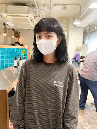 ミディアム カラー パーマ スパイキーショート/ メンズヘア/hugeのヘアスタイル