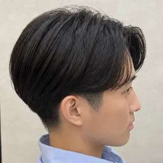 メンズ シースルーマッシュ 🍒毛流れ🖤アヤネのヘアスタイル