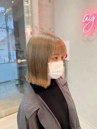 セミロング カラー パーマ ヘアアレンジ メンズ キッズ ネイル マツエク・マツパ アイブロウ 髪質改善ストレート sotaのヘアスタイル