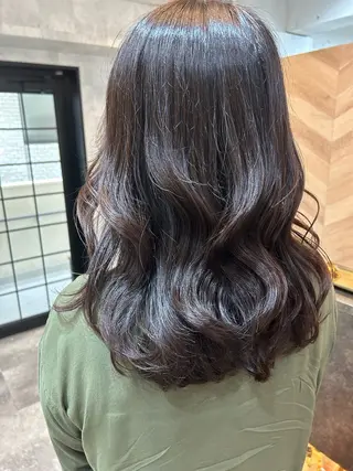 ミディアム カラー ヘアアレンジ SHANTi 飯塚 ヘアセット/髪質改善のヘアスタイル