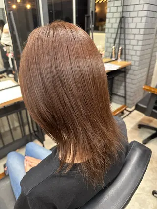ミディアム カラー 巽 滉太のヘアスタイル
