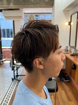 ショート メンズ メンズカット✂️ スキンフェード伊藤陸のヘアスタイル