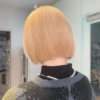 ショート カラー 【美髪矯正/絹髪】 🎀hinano🎀のヘアスタイル