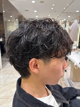 メンズ メンズパーマ 柏木結太のヘアスタイル