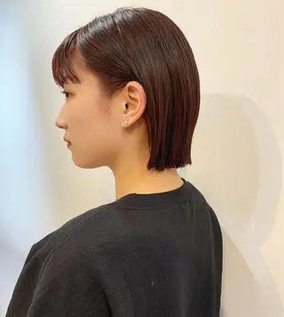 ショート カラー 👑ボブはお任せ ミヤノ👑のヘアスタイル