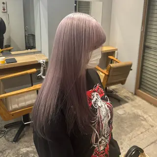ロング カラー のぐち ゆうき/ ブリーチ デザインのヘアスタイル