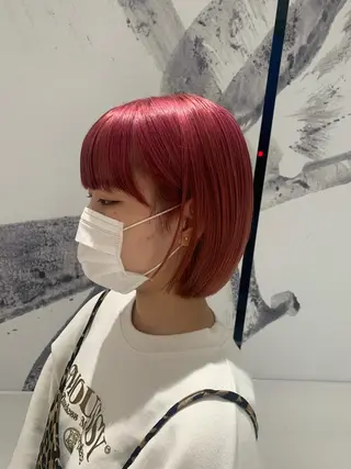 ミディアム カラー Takahashi Yuriのヘアスタイル