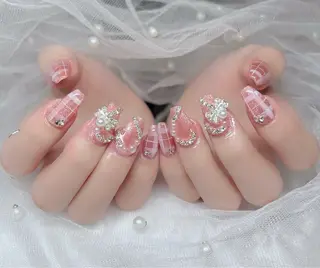 ネイル 🎀PG🩵 ネイルサロンのネイルデザイン
