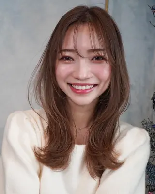 カラー ロング ANGELICA JR和歌山店のヘアスタイル