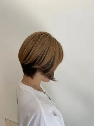 ショート HASIMOTO jijibyMOPSのヘアスタイル