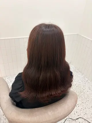 セミロング 福与 美和のヘアスタイル