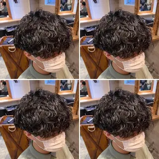 パーマ メンズ メンズパーマ特化 望月謙二郎のヘアスタイル