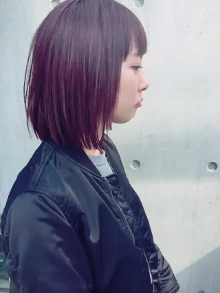 ショート ミディアム 透明感カラー🌿ボブ ✨飛田 ケイのヘアスタイル