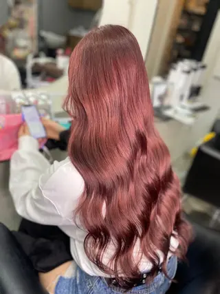 ロング カラー 艶髪ハイトーン💎 Rukumoのヘアスタイル