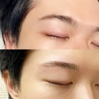 メンズ アイブロウ コマツリサ ROCCO eastのヘアスタイル