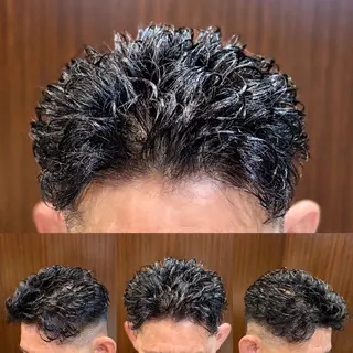 ショート パーマ メンズ 💈田上 立輝のヘアスタイル