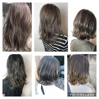 カラー 【白髪ぼかし】 矢内　夏輝のヘアスタイル