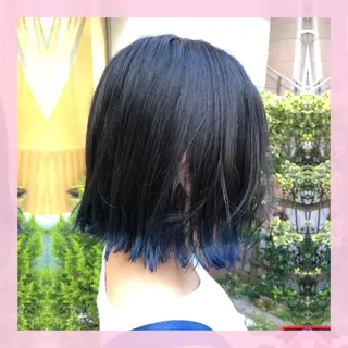ミディアム カラー 🍒前川 🍒のヘアスタイル