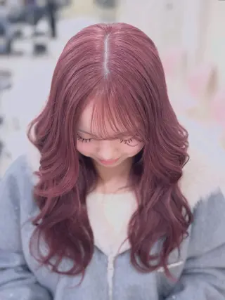 カラー ベージュ・ラベンダー カラー🎀りりのヘアスタイル