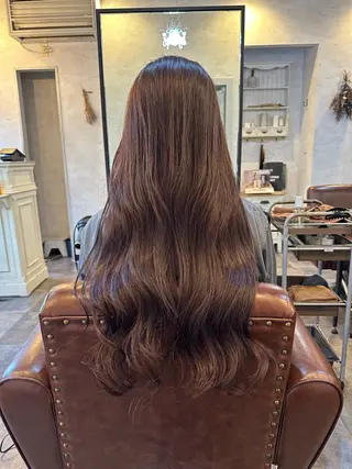 ロング L'oeuf 山下 アミールのヘアスタイル