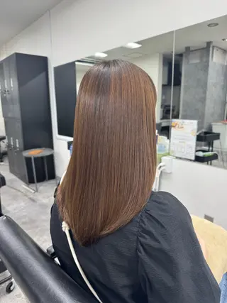 セミロング 髪質改善メニュー 長井 美佐子のヘアスタイル