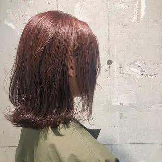 ミディアム カラー YU-KA ✂︎Rico.のヘアスタイル
