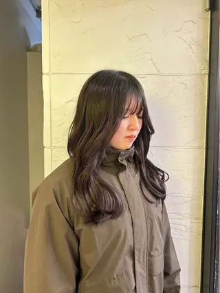 ロング ダメージレスカラー /ひなののヘアスタイル