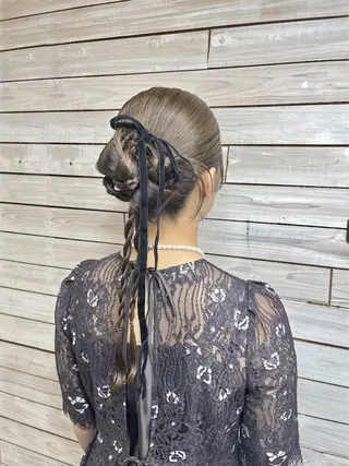 セミロング 西林 玲那/ヘアセットのヘアスタイル