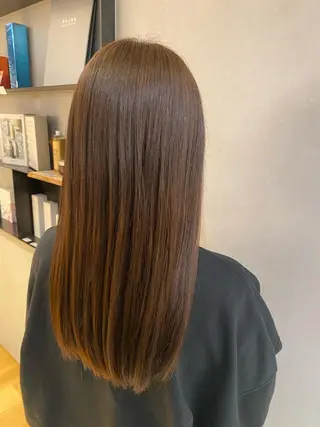 ロング カラー やまもとゆうり 艶カラー🫧のヘアスタイル