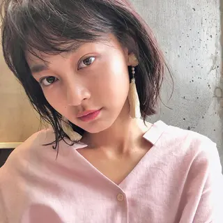ミディアム カラー ヘアアレンジ 【ダメージレス施術】 【透明感】北村 拓也のヘアスタイル