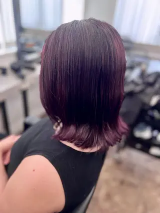 セミロング カラー 透明感カラー特化🫧 🦋栗原🦋のヘアスタイル