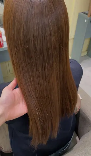 セミロング カラー 中井 菜々香のヘアスタイル