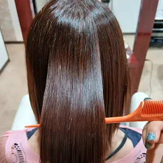 ミディアム 渕 七海のヘアスタイル