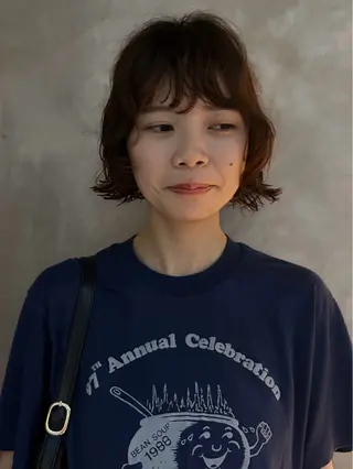 ショート パーマ デザインパーマ/ カット/nanaのヘアスタイル