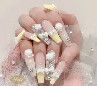 ネイル H3 Nail Tsuki🦋💙のネイルデザイン