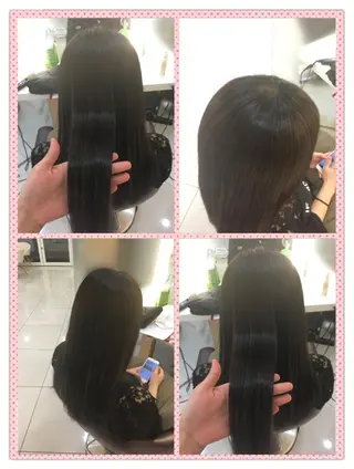 ロング カラー 広がり、まとまらない お悩み改善/ 中田のヘアスタイル
